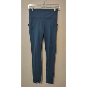 Fabletics | Dark Teal PureLuxe Leggings With Pockets Size XS/S
